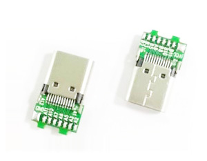 USB--C-F-TYPE夹板0.8(L=9.30)带PCB板(焊盘有锡)